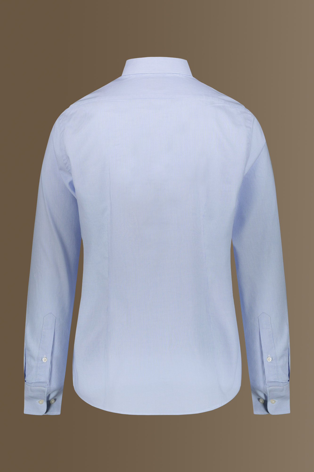 Camicia uomo button down tessuto armaturato a righe image number null