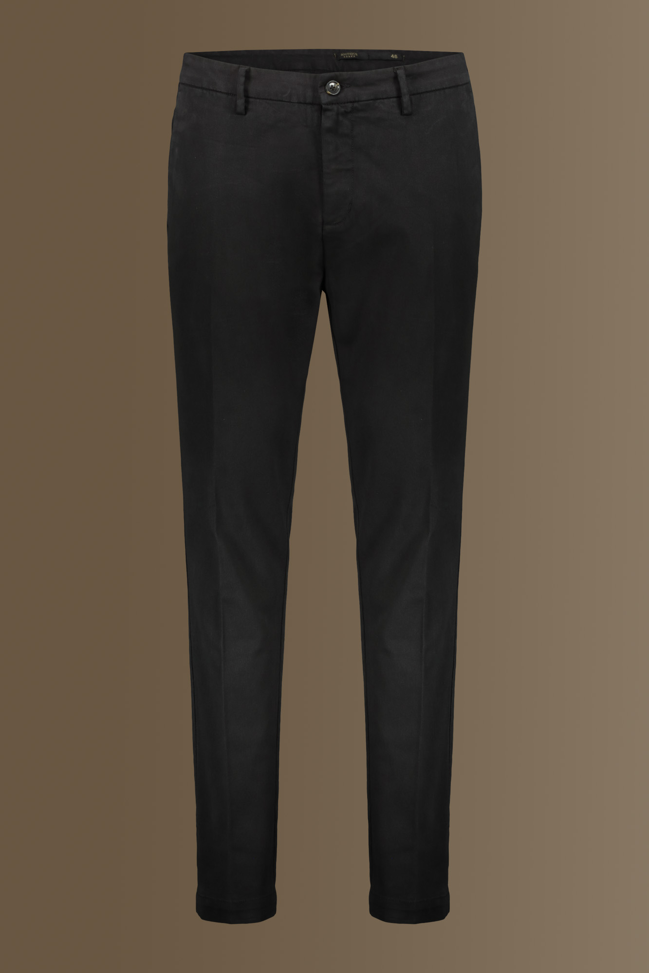 Pantalone classico chino twill elasticizzato image number null