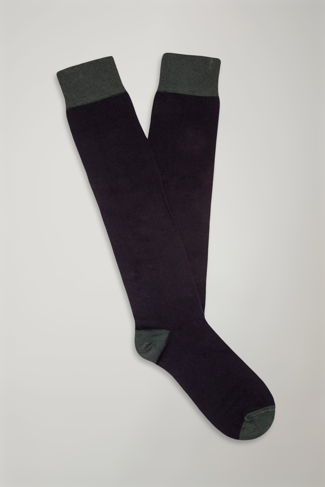 Calze Lunghe Unisex Bicolor Blocks In Fibra Dryarn, Made In Italy - 70% Polipropilene, 27% Poliammide, 3% Elastan
