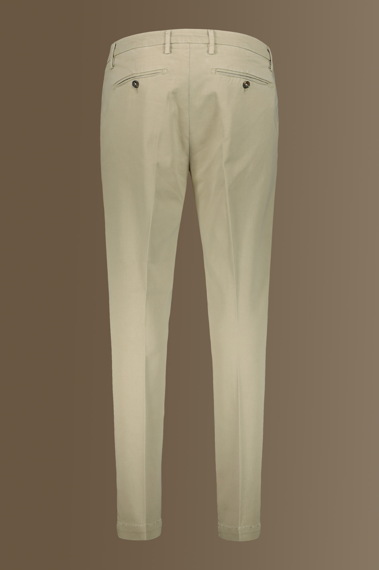 Pantalone classico chino twill elasticizzato image number null