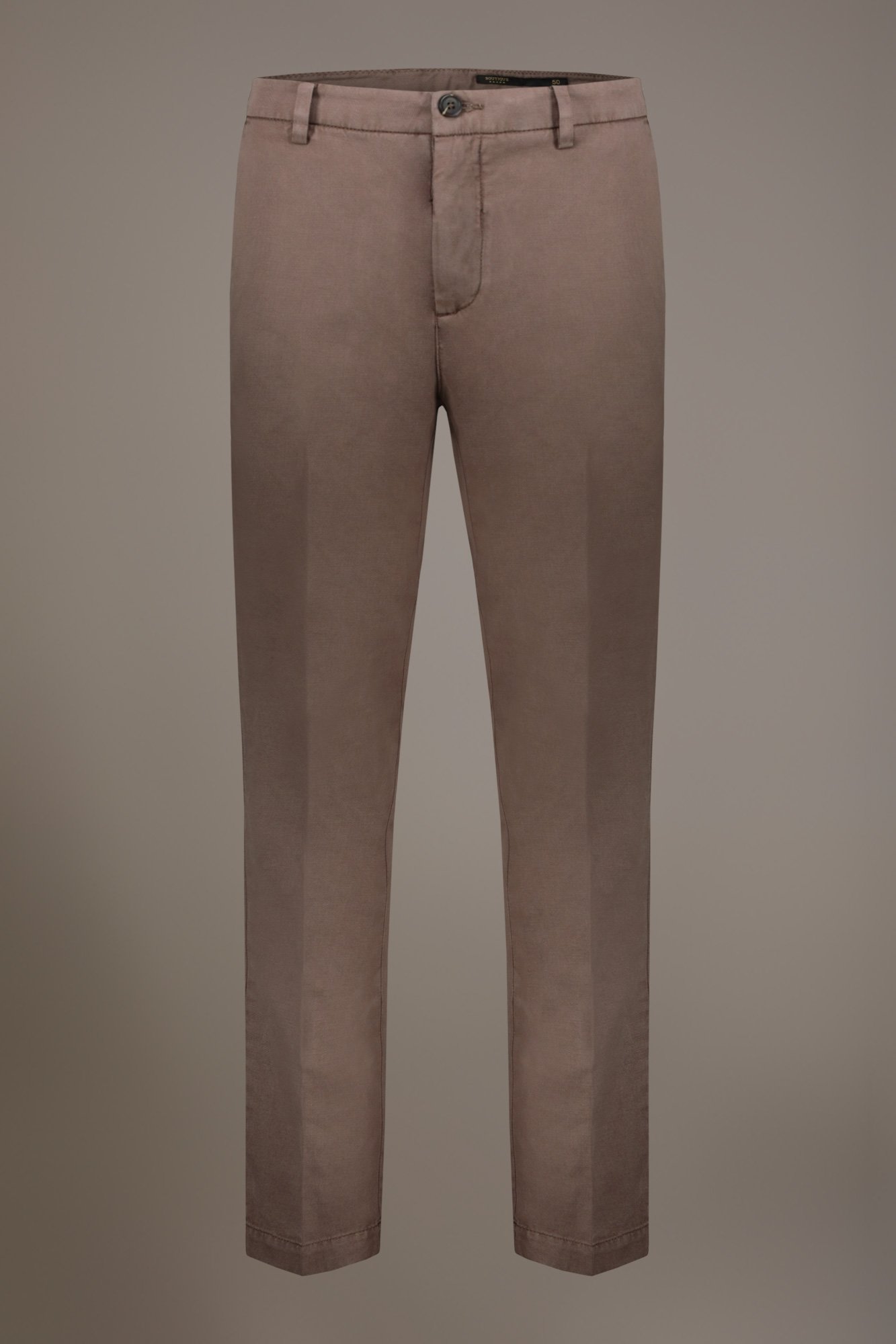 Pantalon chino mélangé lin regular fit en twill image number null