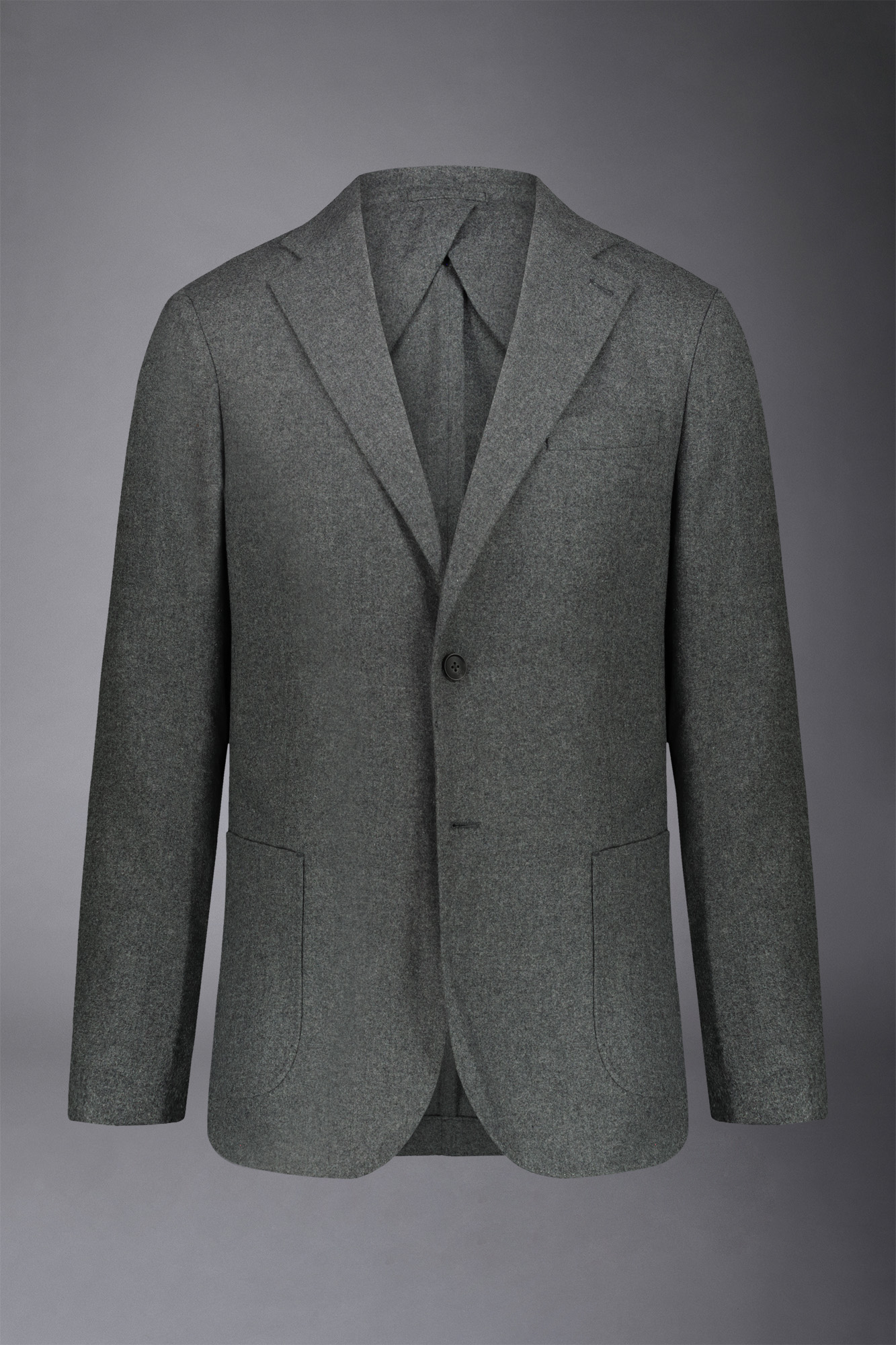 Men's single-breasted wool-blend regular fit jacket image number null