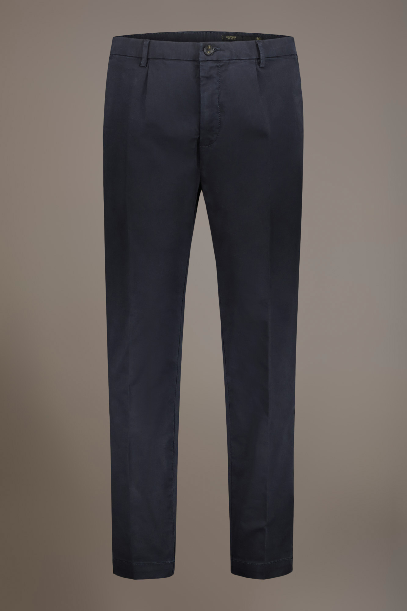Pantalone chino uomo con pinces singola image number null