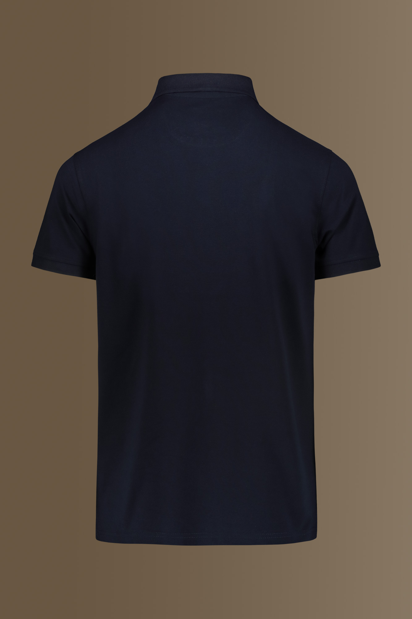Polo manica corta uomo 100% cotone piquet tinta unita image number null