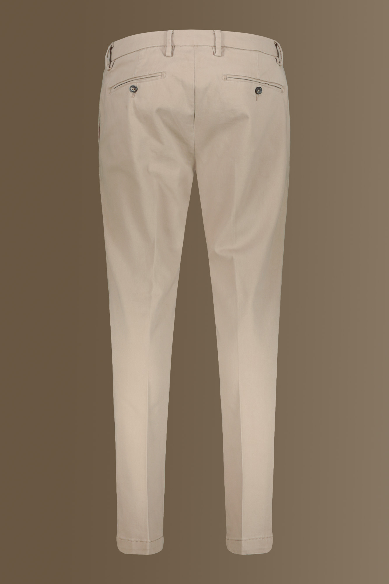 Pantalone classico chino twill elasticizzato image number null