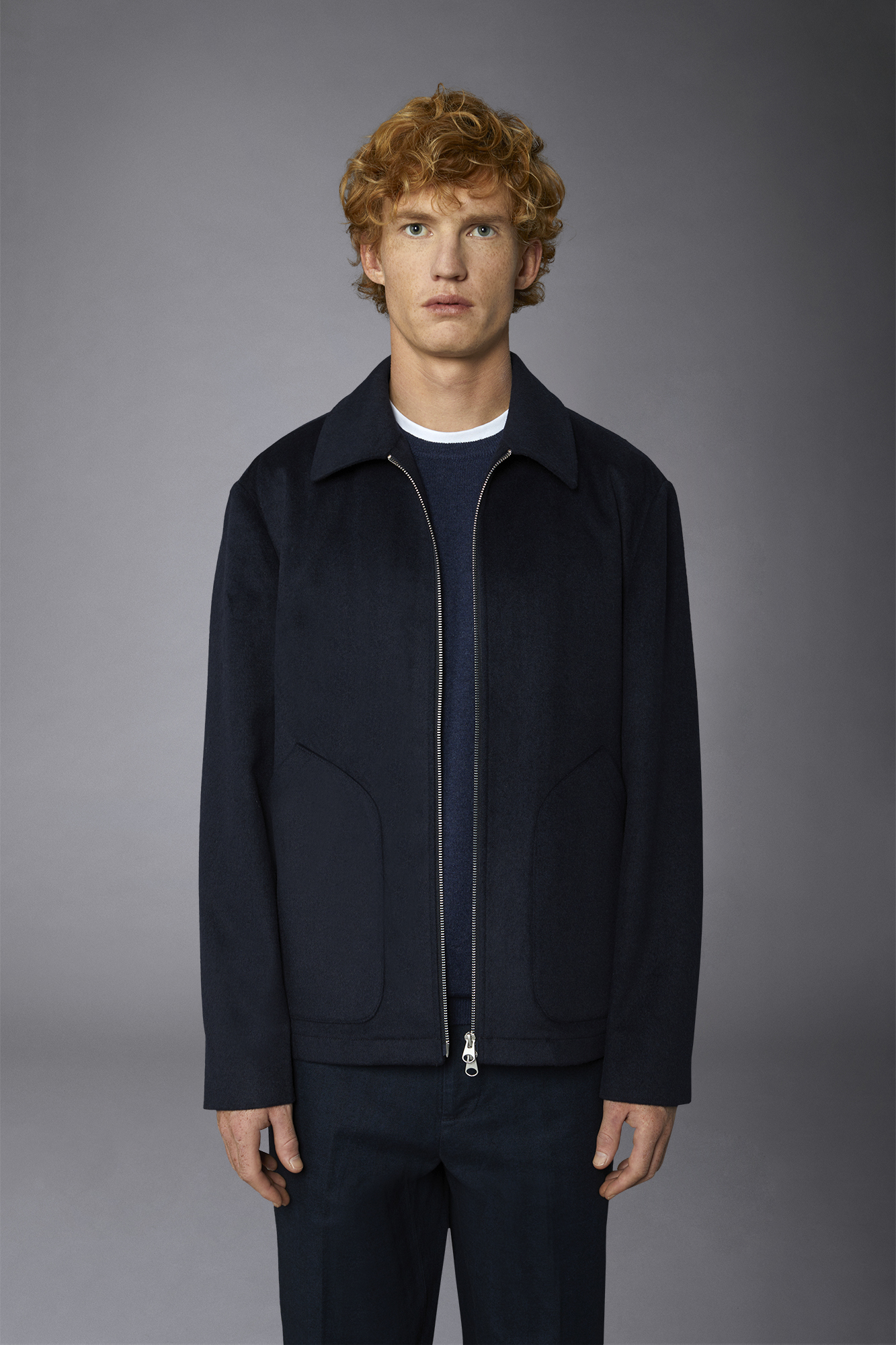 Men's unlined comfort fit wool-blend jacket image number null