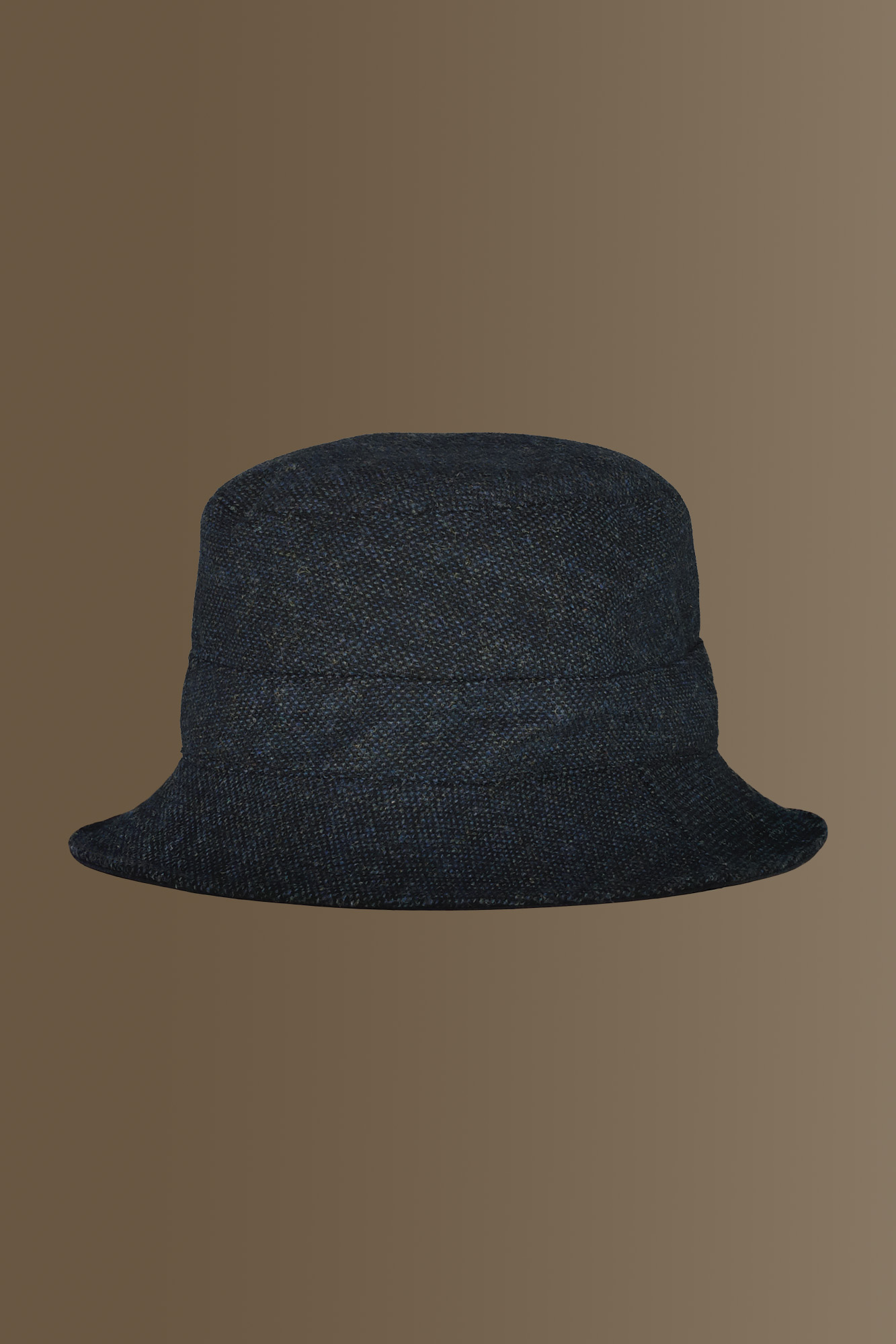 Cappello stile fisherman misto lana - tessuto occhio di pernice image number null