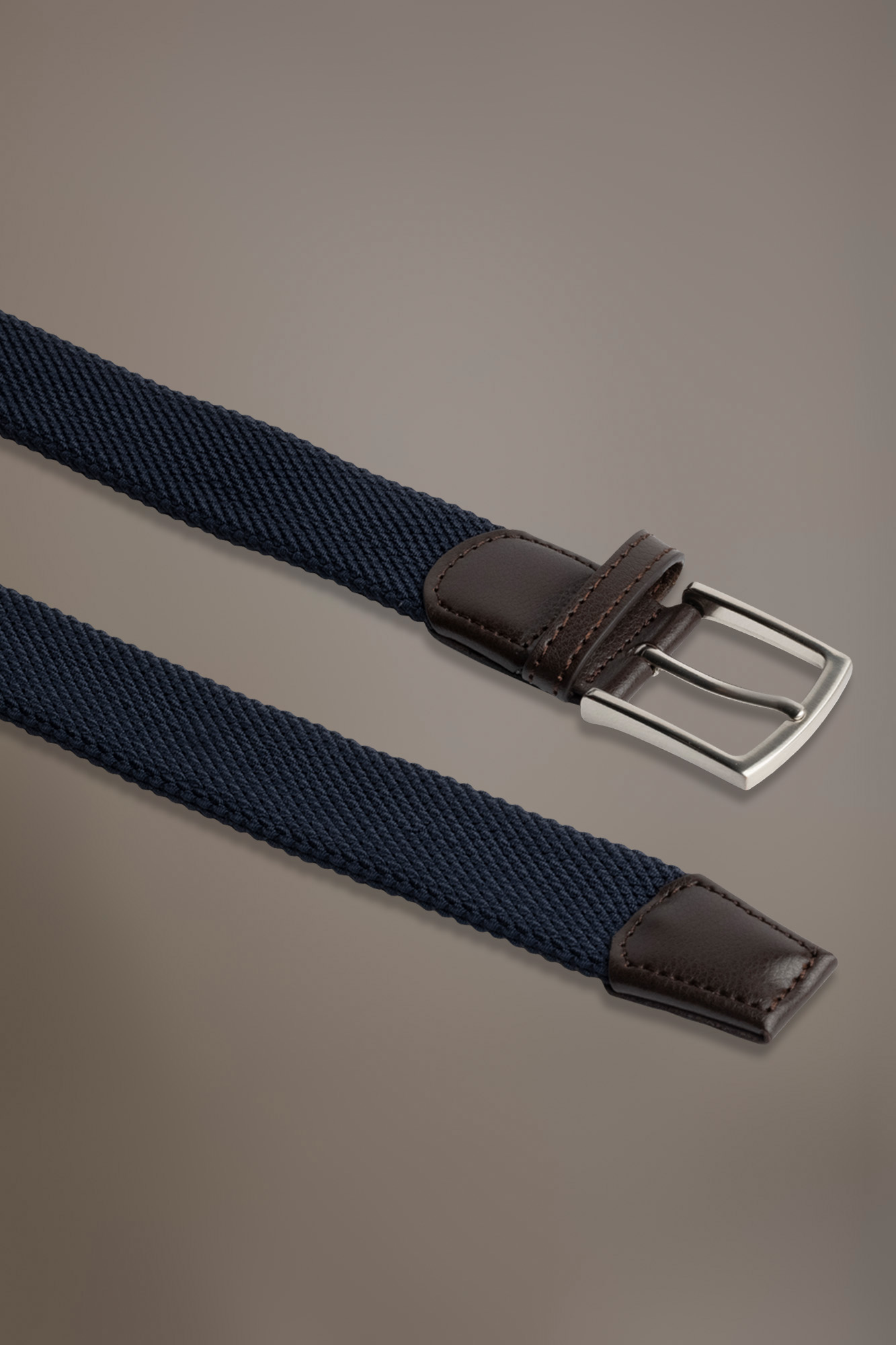 Elastic weaved belt solid colour image number null