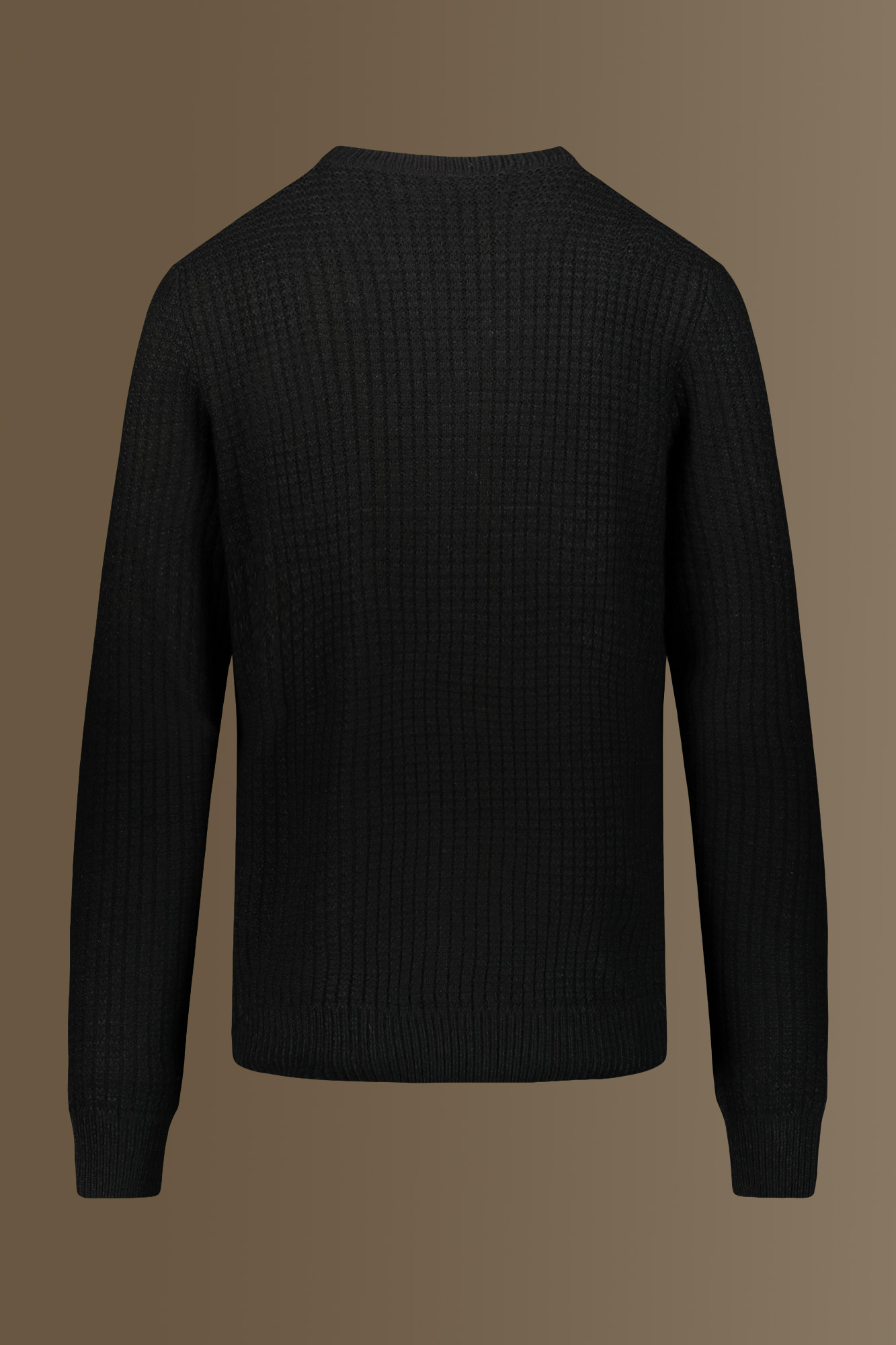 Maglia giro collo misto lana image number null