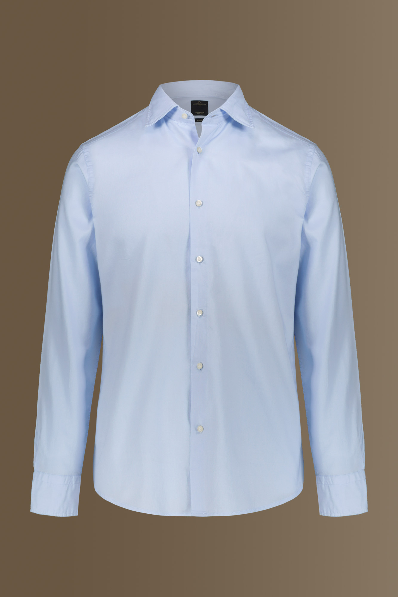 Camicia classica lavata uomo 100% cotone collo francese superlight oxford image number 4
