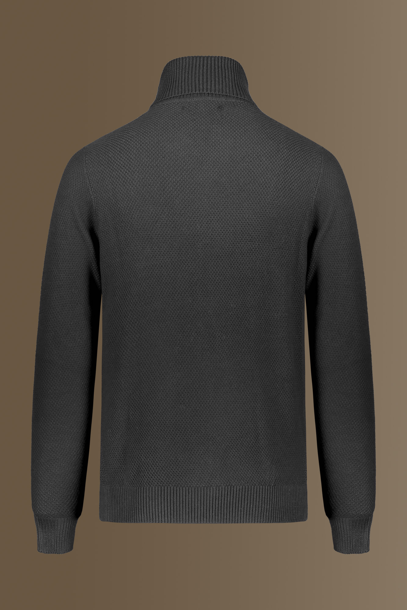 Turtle neck sweater, cotton blend image number null