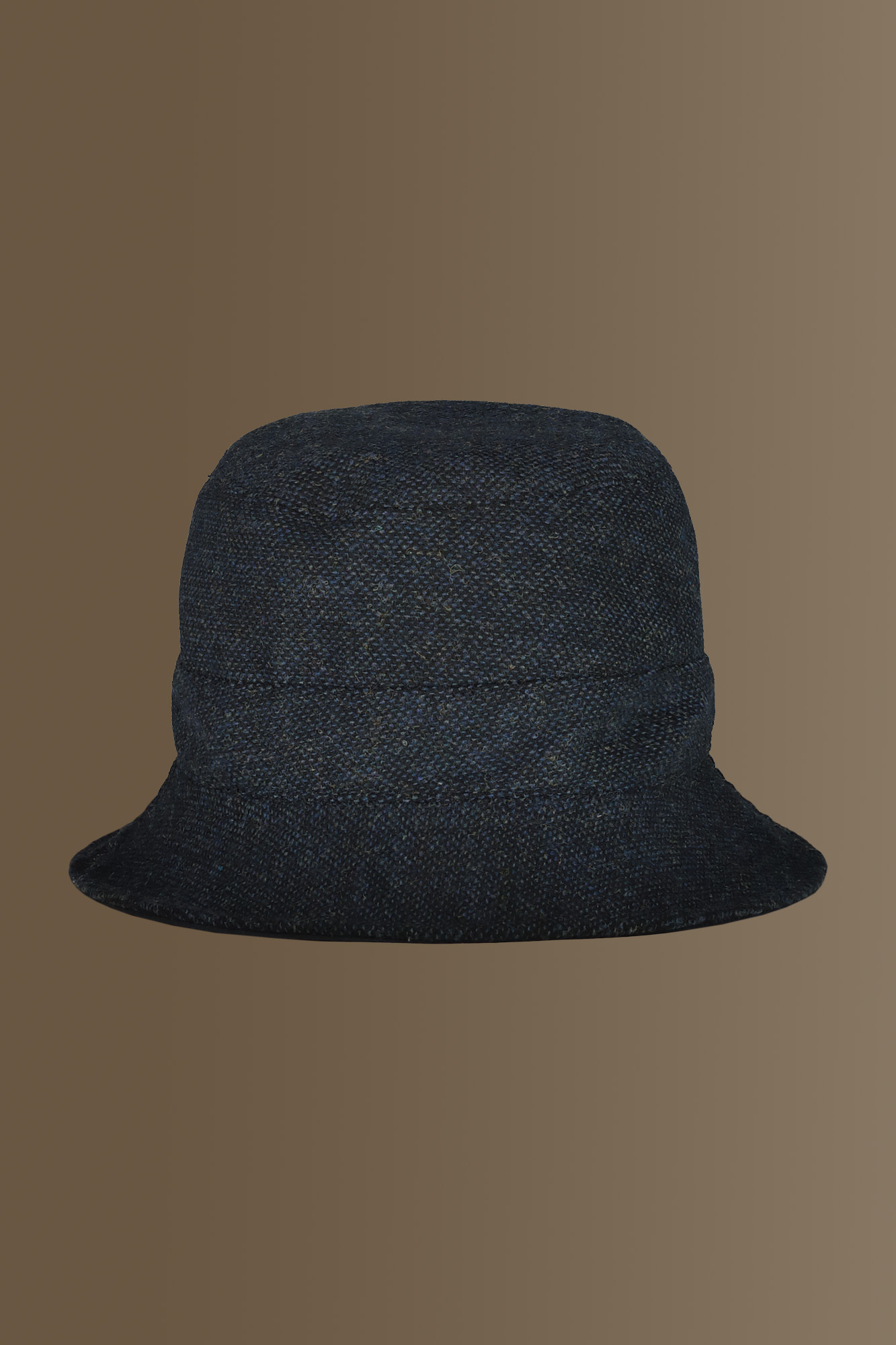 Cappello stile fisherman misto lana - tessuto occhio di pernice image number null