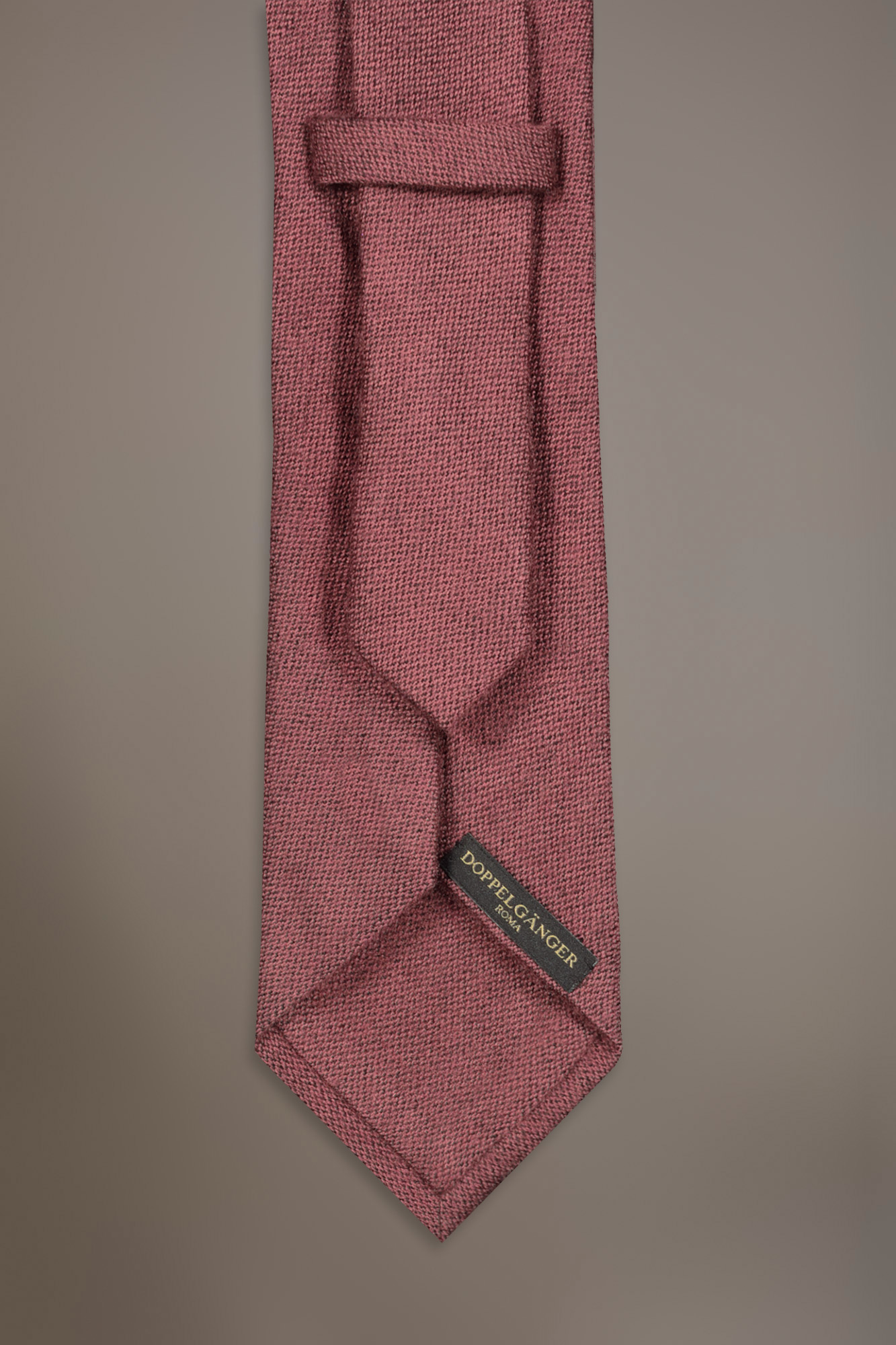 Cravatta misto lana effetto spazzolato image number null