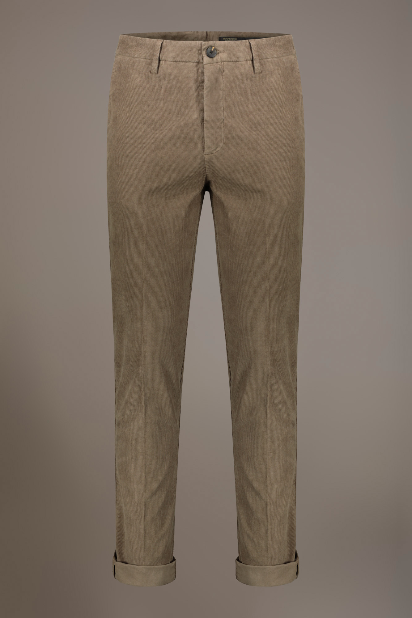 Pantalone chino regular fit tessuto velluto a coste image number 5