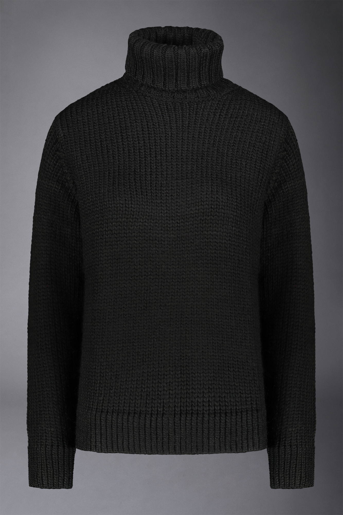 Women's wool-blend turtleneck sweater image number null