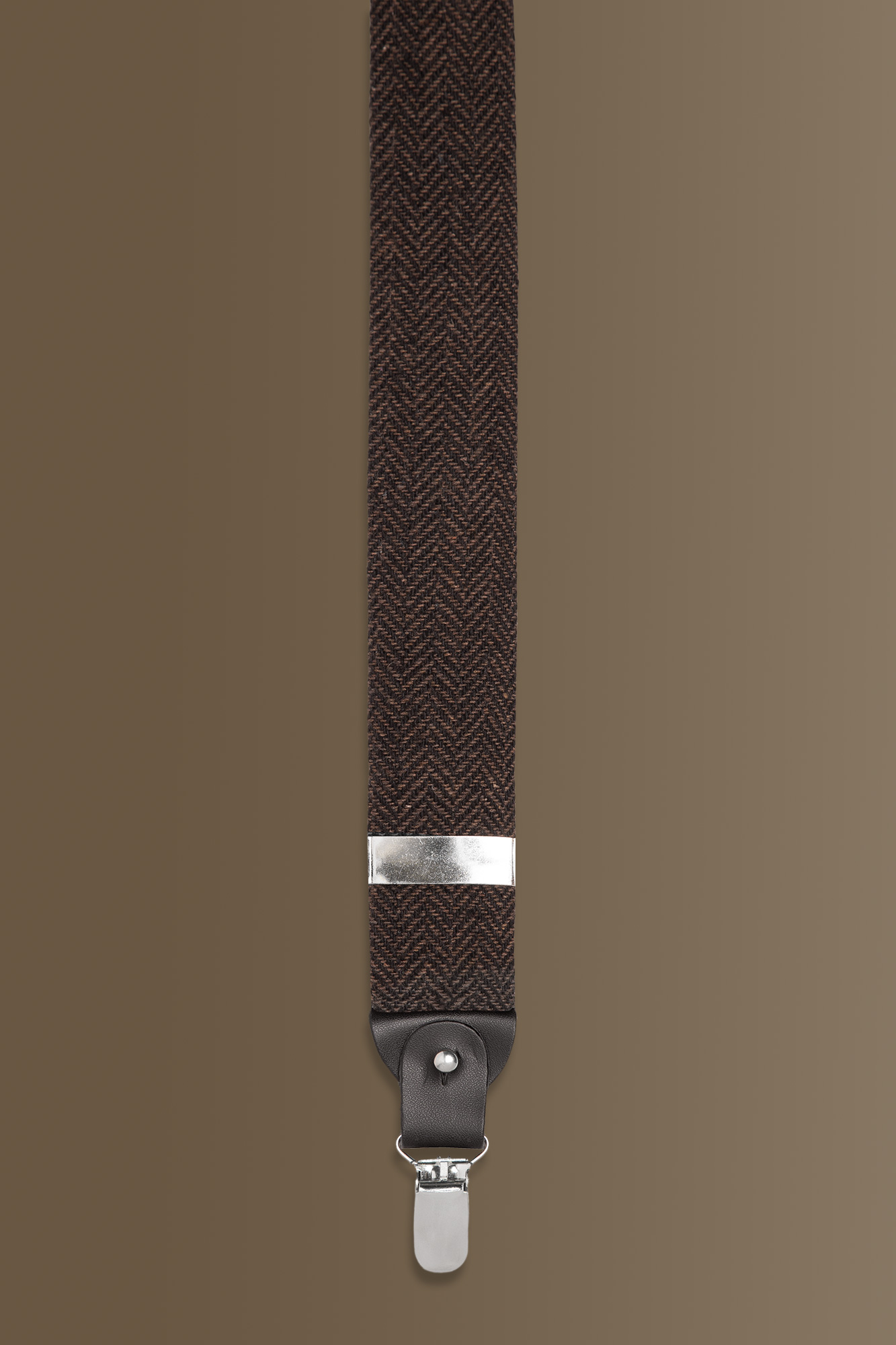 Suspenders - harringbone fabric image number null