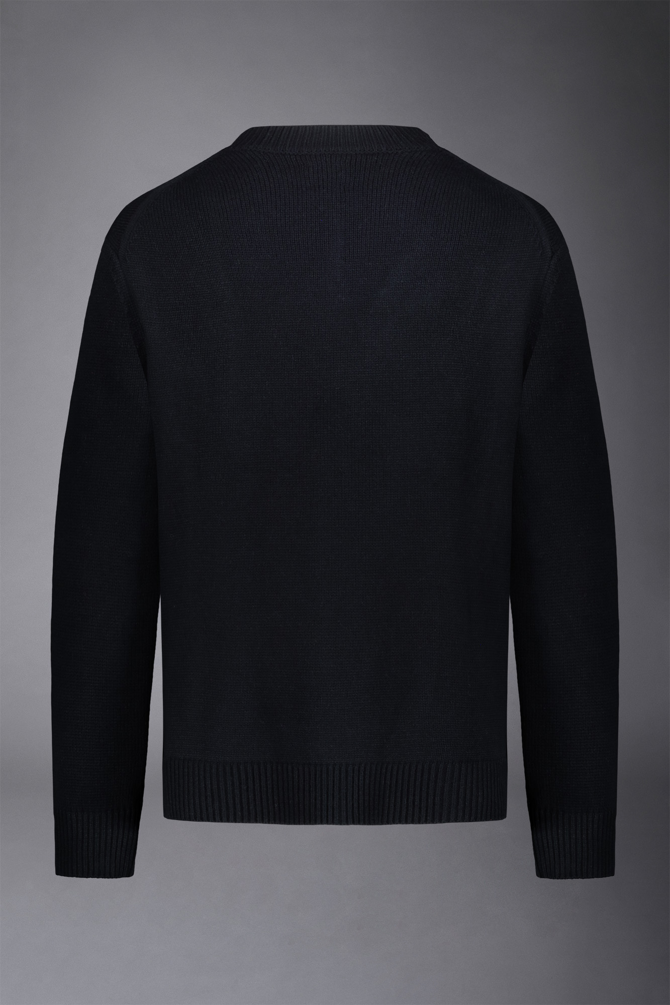 Men's v-neck sweater in wool blend regular fit image number null