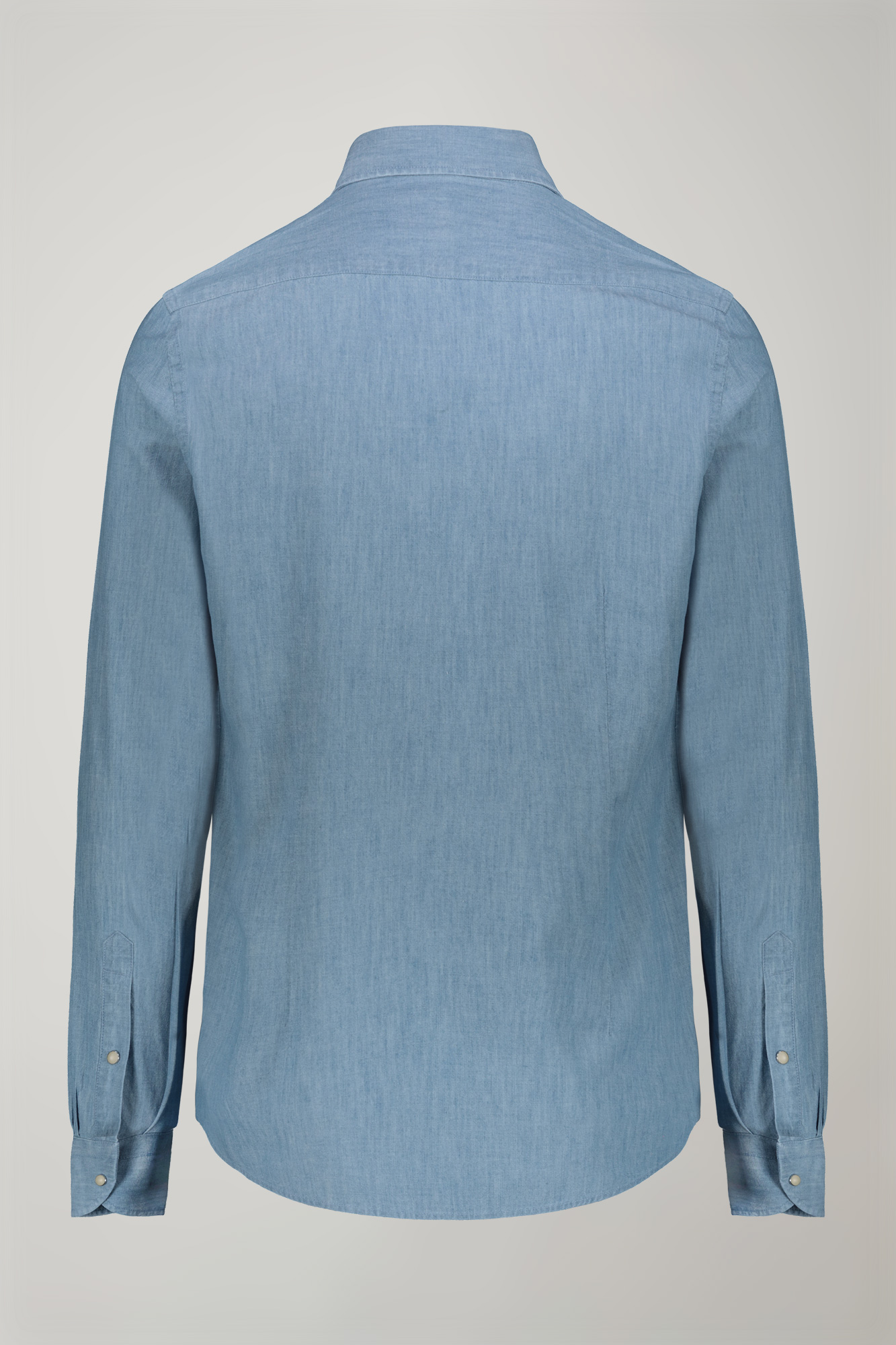 Chemise imprimée marine motif cognac Léonce