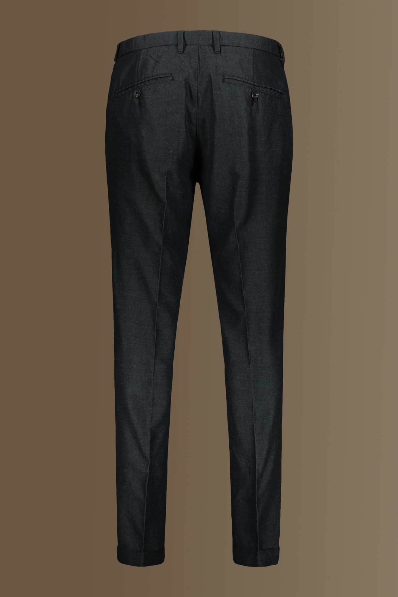 Pantalone uomo chino con pinces singola e risvolto image number null