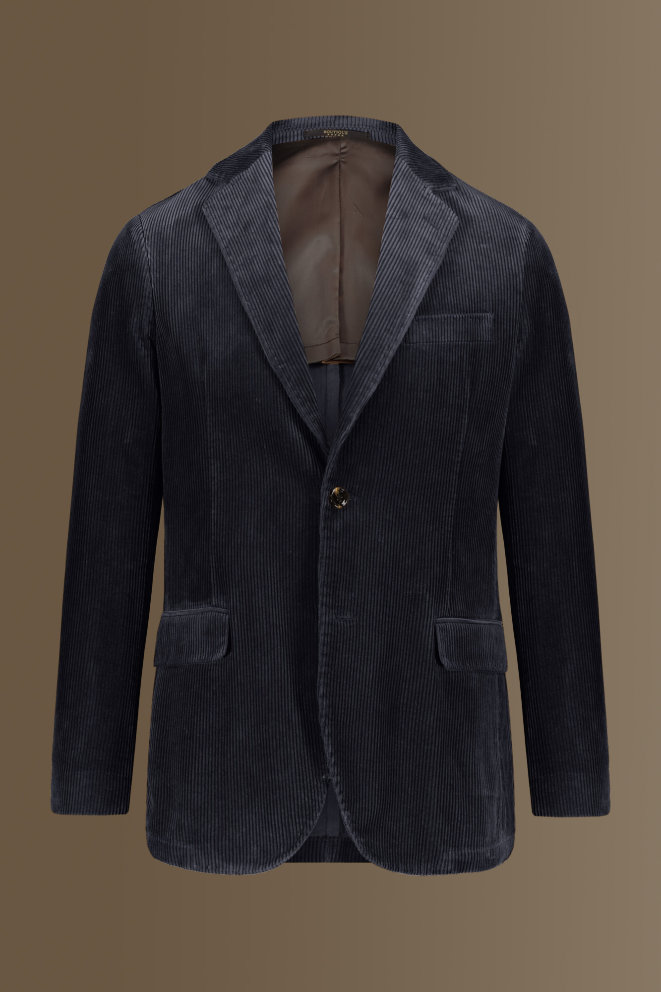Giacca monopetto con rever classico image number null