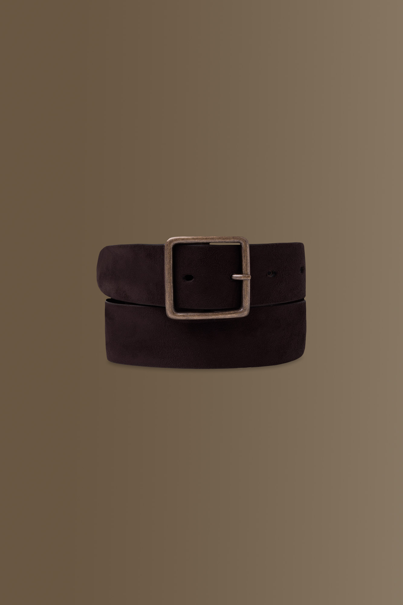 Belt combined leather suede image number null