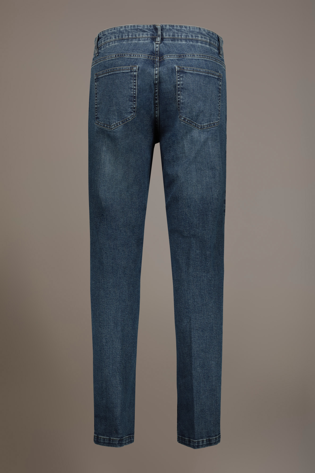 Jeans uomo 5 tasche regular fit tessuto denim image number null