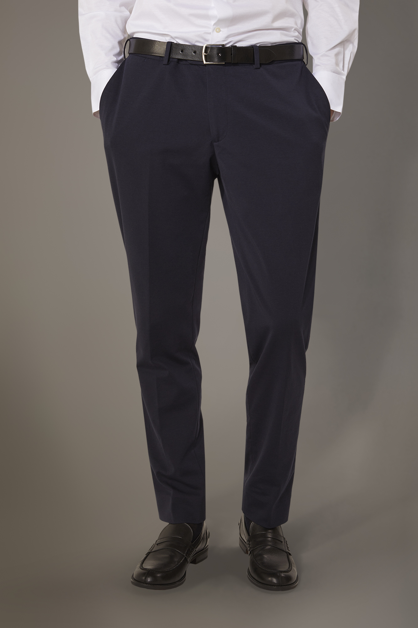 Jersey Regular fit Trousers without pleats image number null