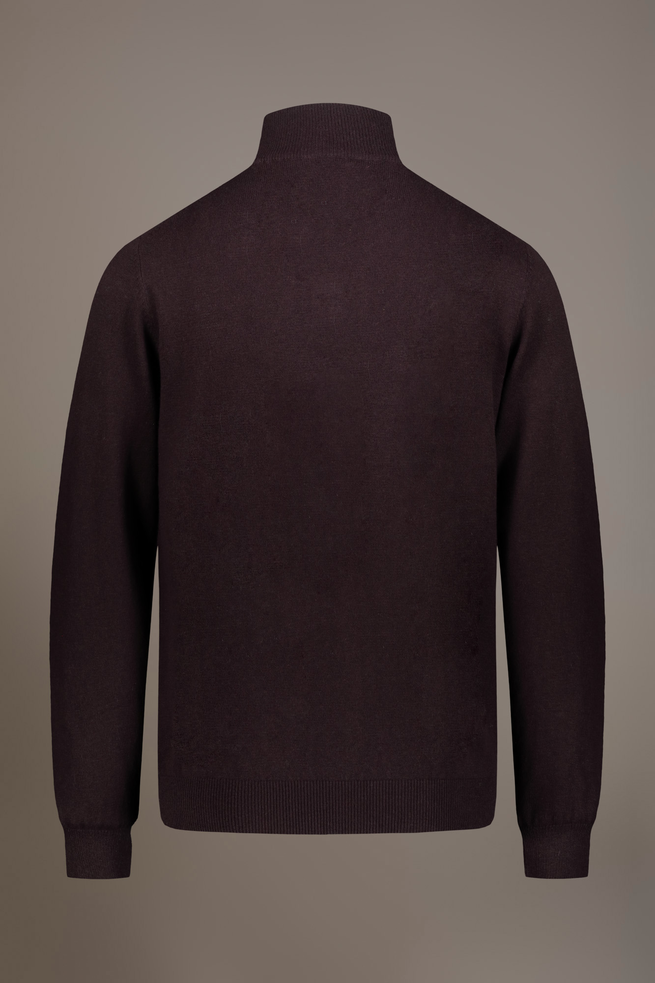 Wool blend Turtleneck sweater with zip image number null