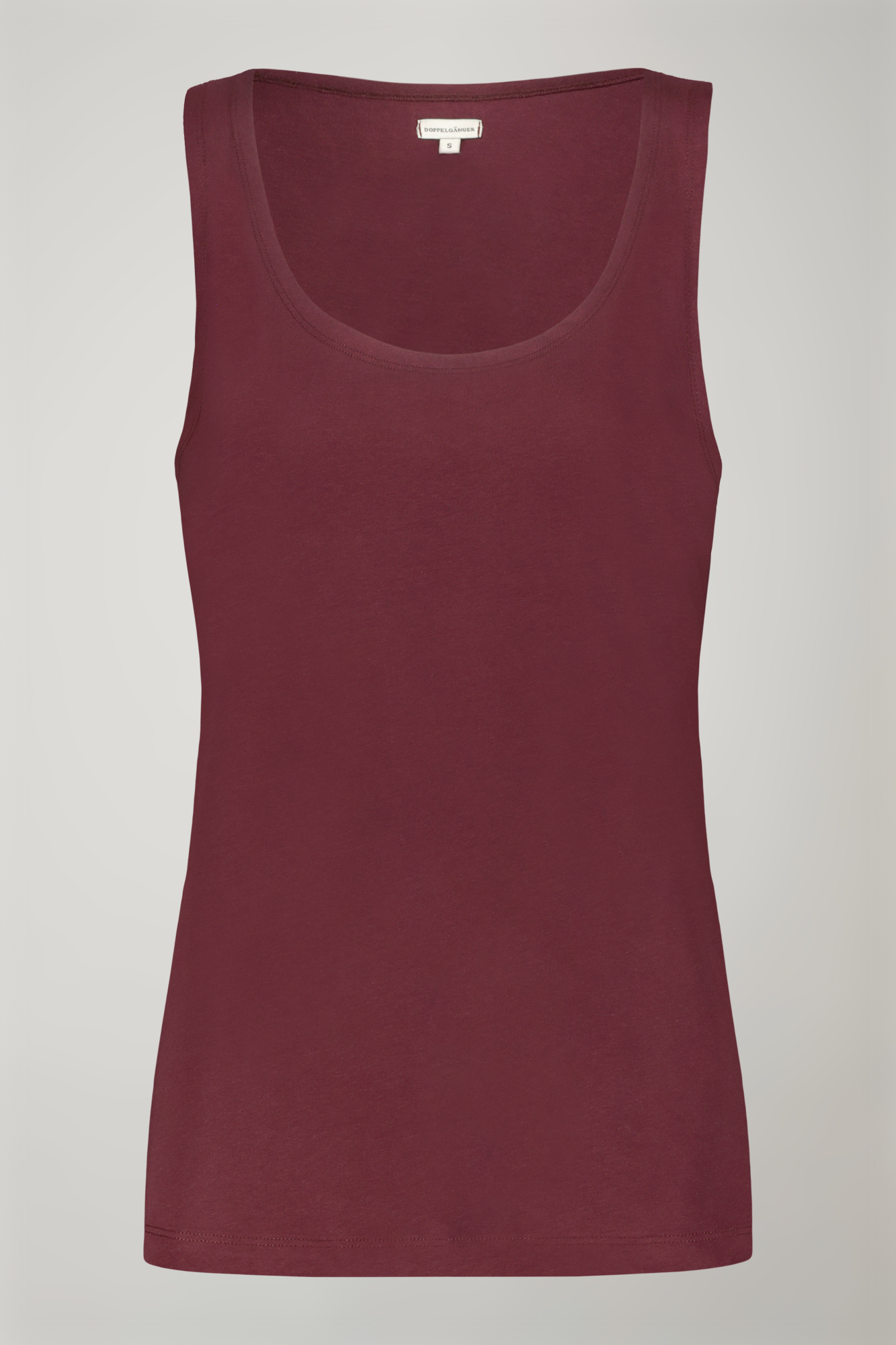 Women’s 100% cotton jersey tank top comfort fit image number null