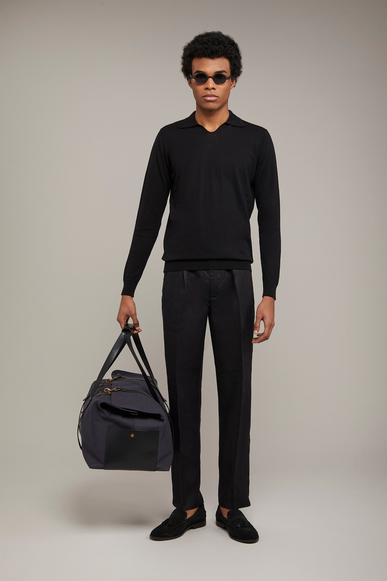 Maglione Uomo COOFANDY Con Scollo A V - Maglia Spessa, 100% Poliestere, Regular Fit - Foto 3