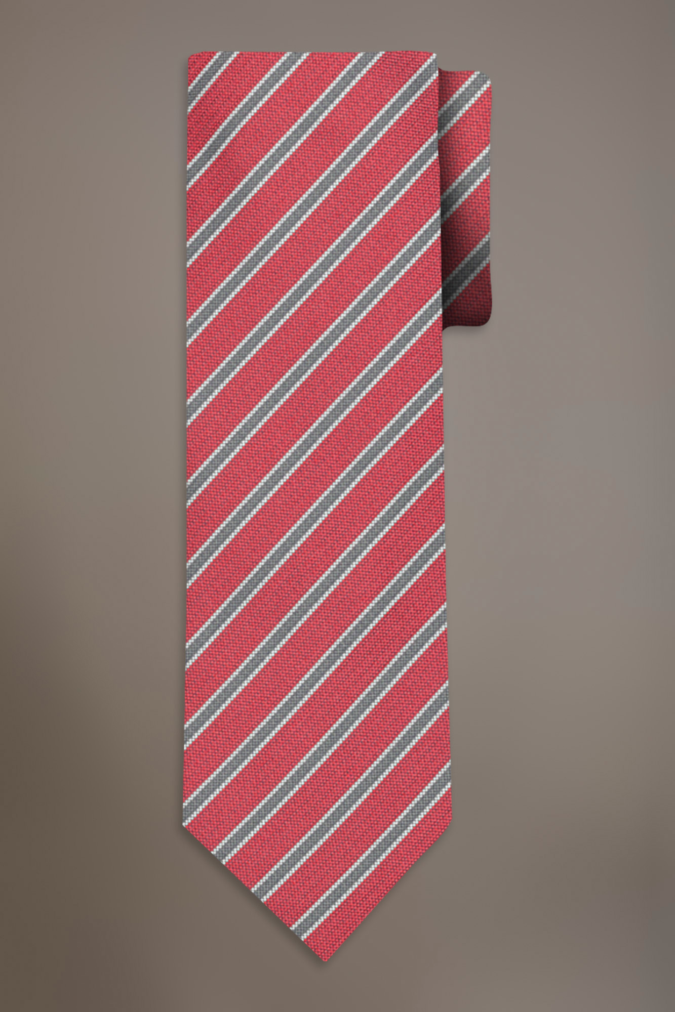 Cravatta misto bamboo regimental image number null