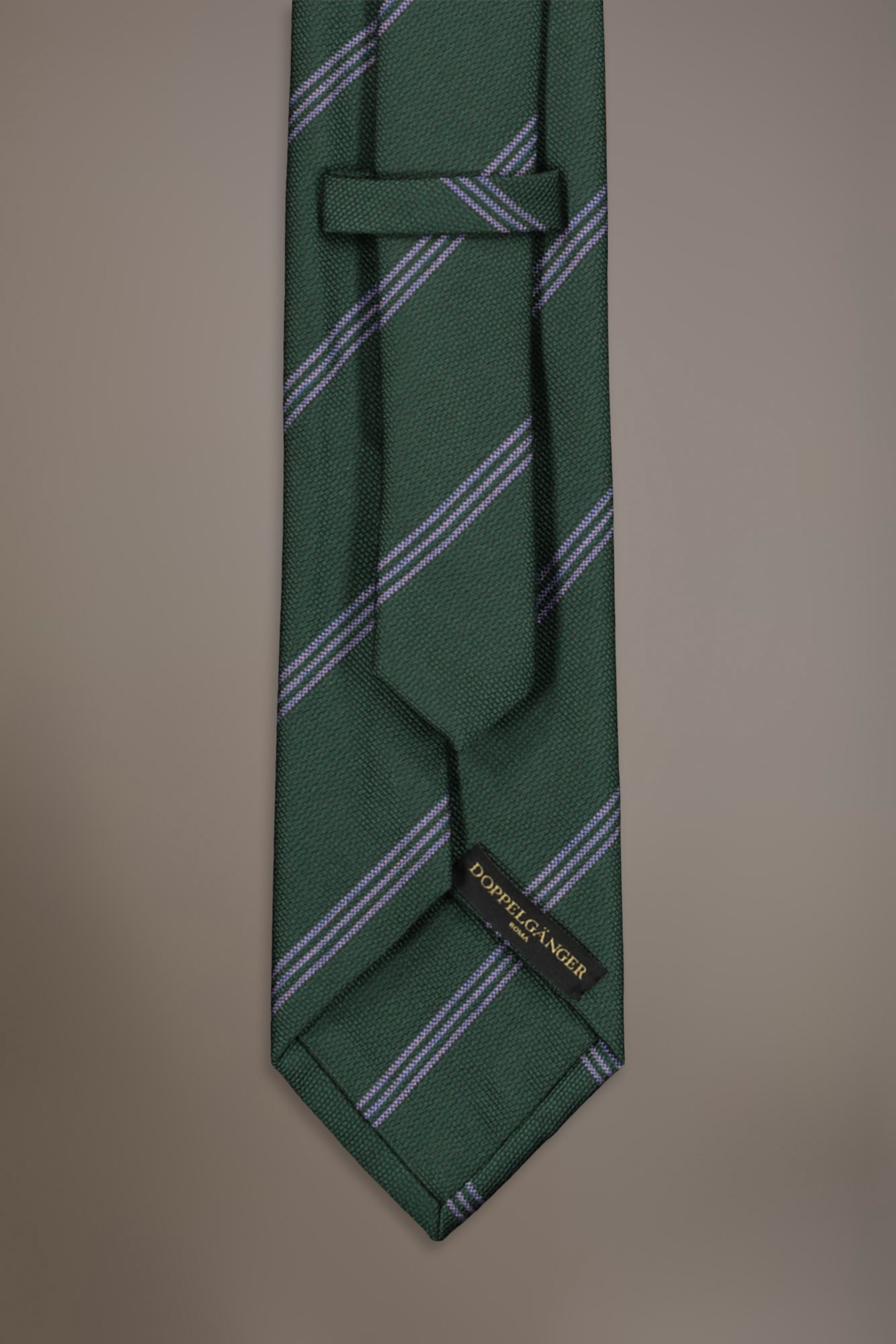 Cravatta uomo misto bamboo regimental image number null