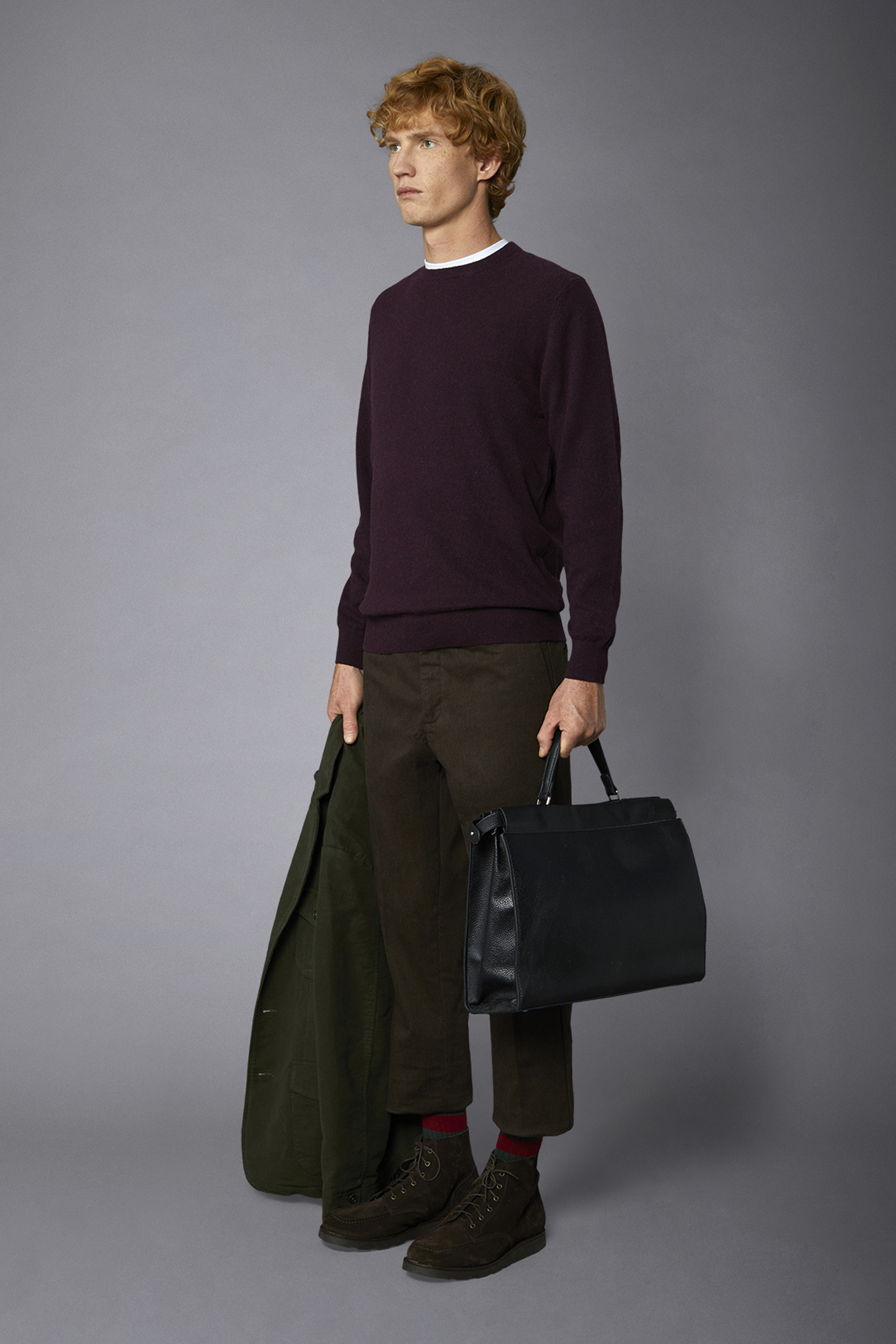Maglione Uomo Leif Nelson A Girocollo - Felpa Sottile A Maglia Per Tutte Le Stagioni, Taglio Regular Fit