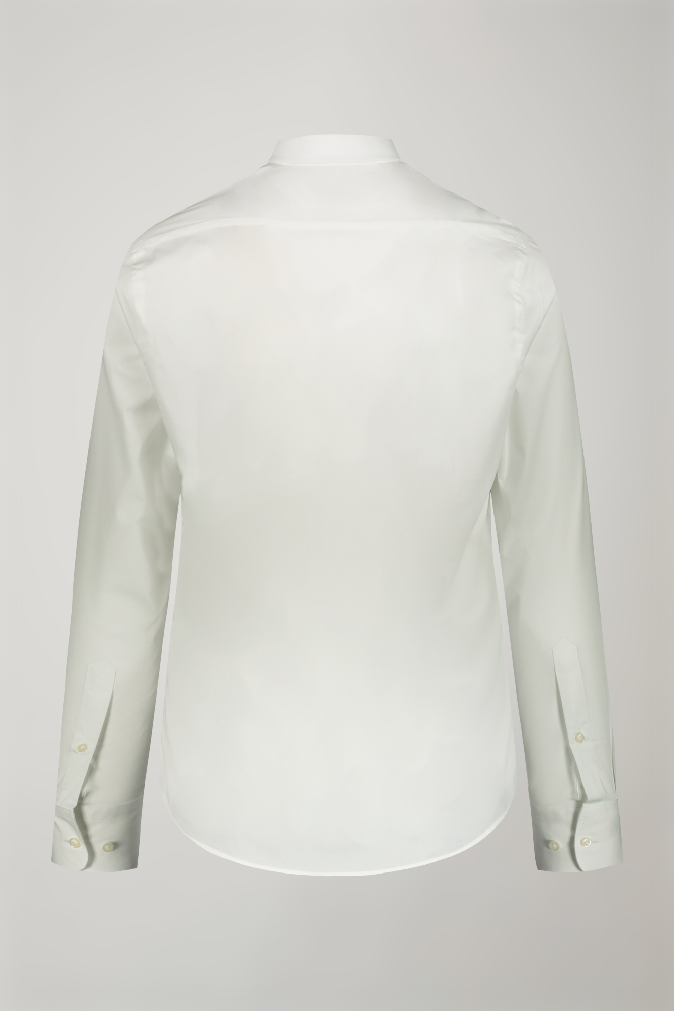 Men's French collar classic shirt stretch slub fabric image number null