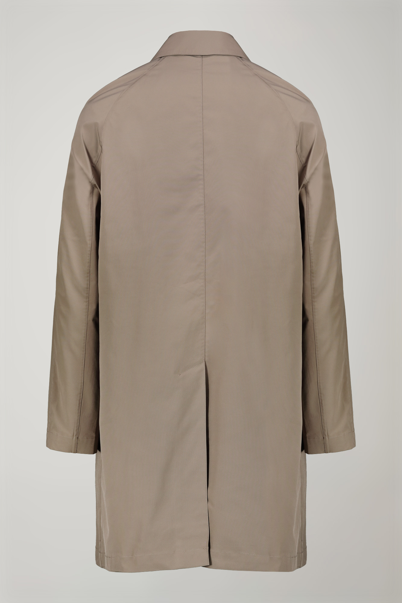 Men's coat in lightweight regular fit fabric image number null