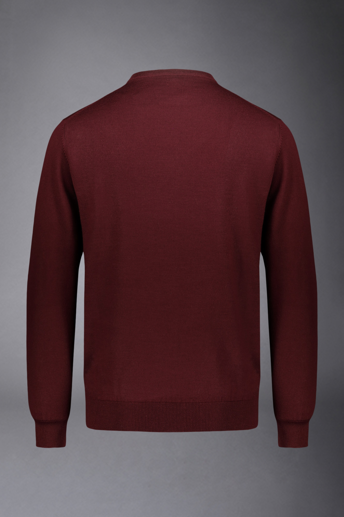 Men's roundneck sweater in 100% extra-fine merino wool lanerossi regular fit image number null
