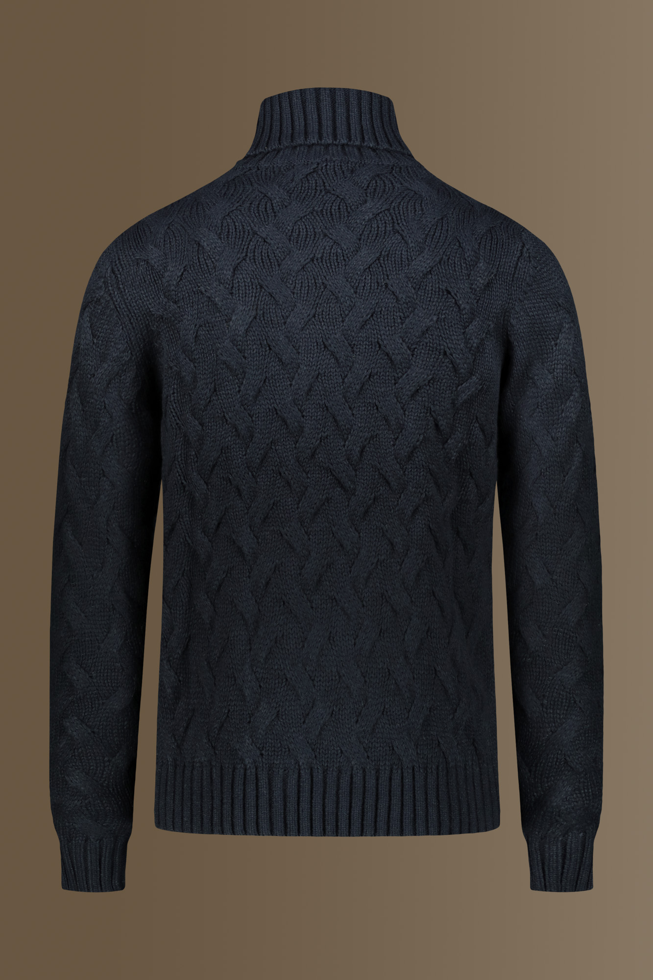 Turtle neck sweater, wool blend image number null