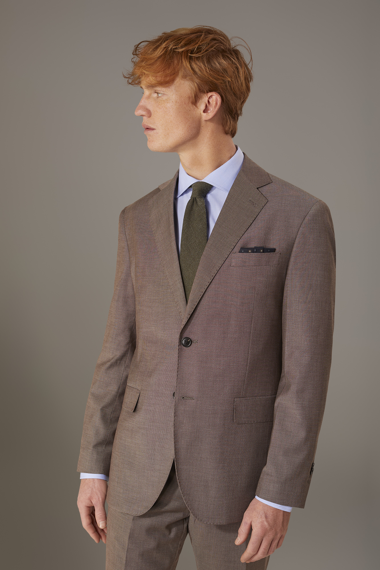 Abito Uomo Sartoriale Made In Italy - Lana Tasmania, Regular Fit, Primavera/Estate, Taglie 46-60 - Foto 9