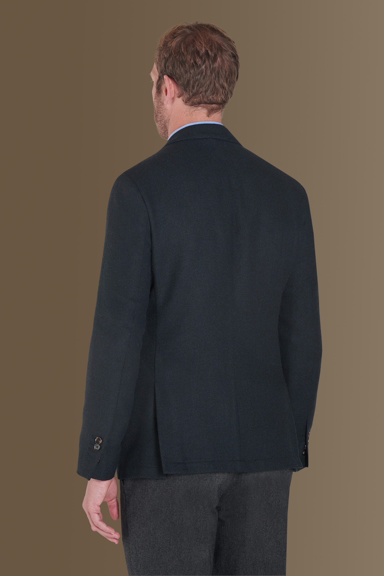 Single breasted tweed jacket. image number null