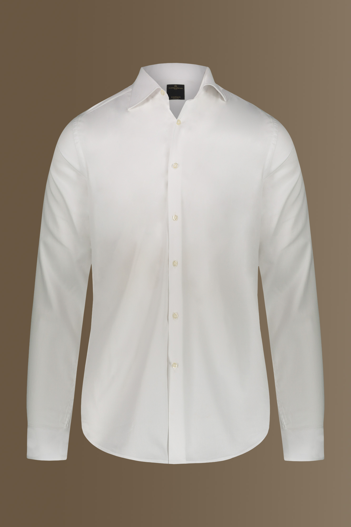 Camicia classica uomo collo francese tessuto dobby image number null