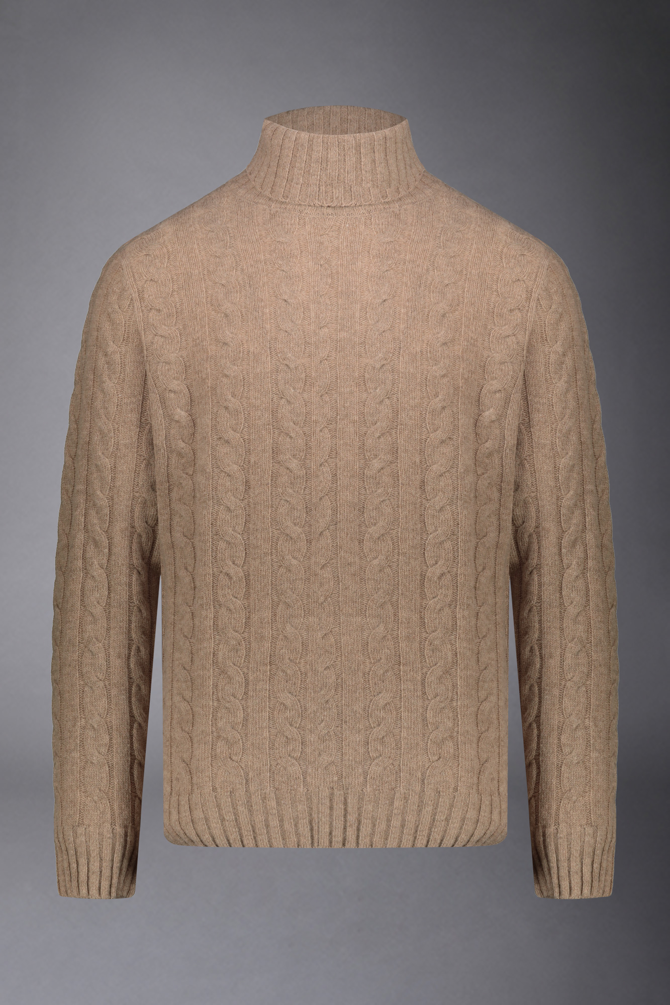 Men's Tturtleneck lambswool blend regular fit sweater image number null