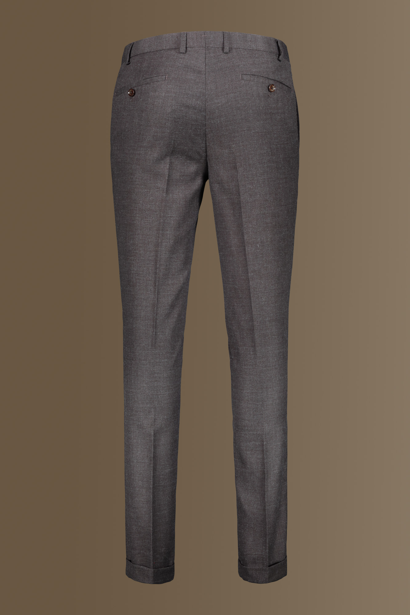 Abito monopetto tinta unita con pantalone con pinces image number null