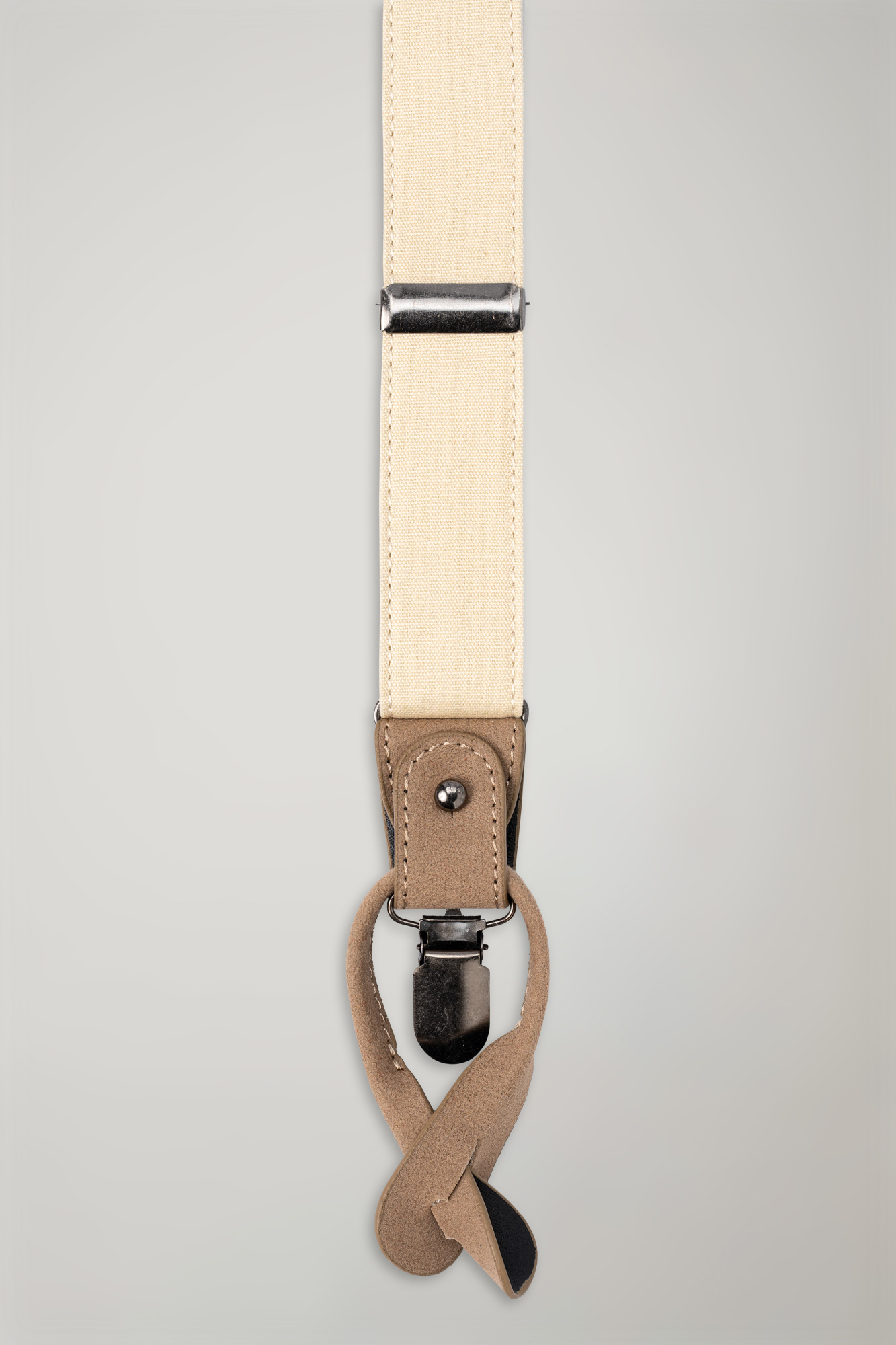 Men's canvas suspenders solid color image number null