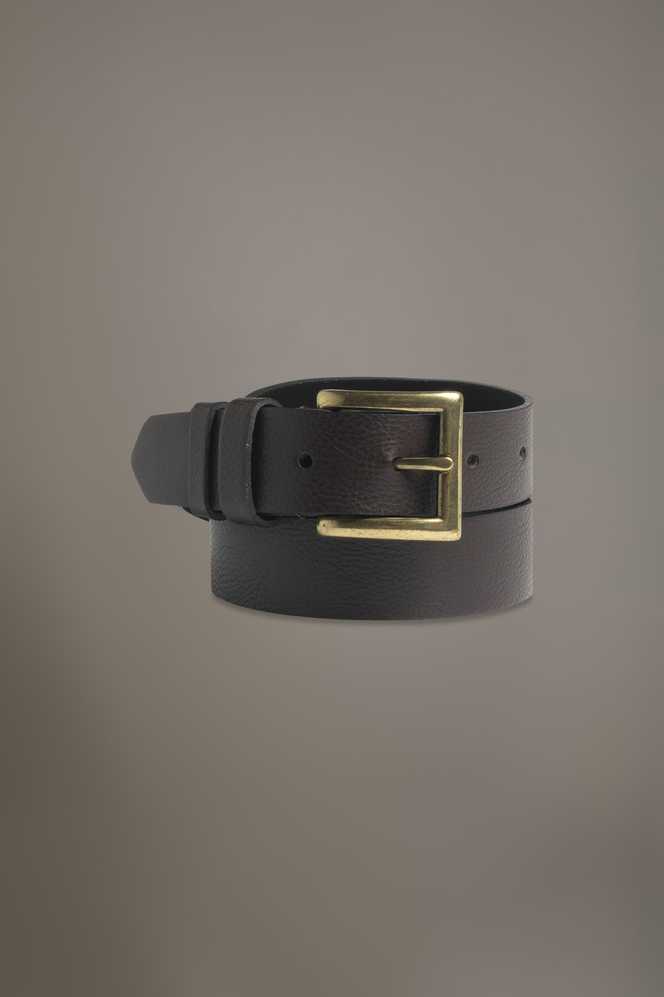 Cintura rivestita in pelle martellata made in Italy image number null