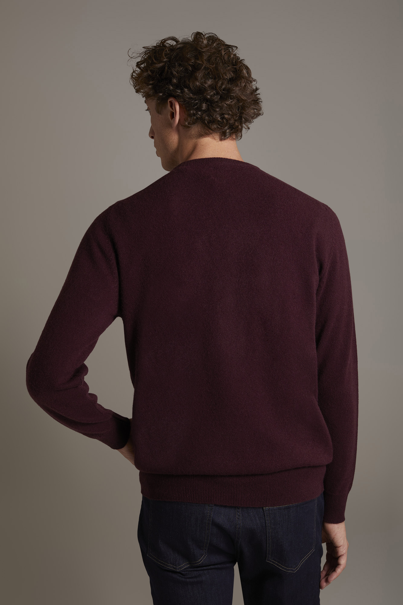 Maglia girocollo 100% cachemire image number null