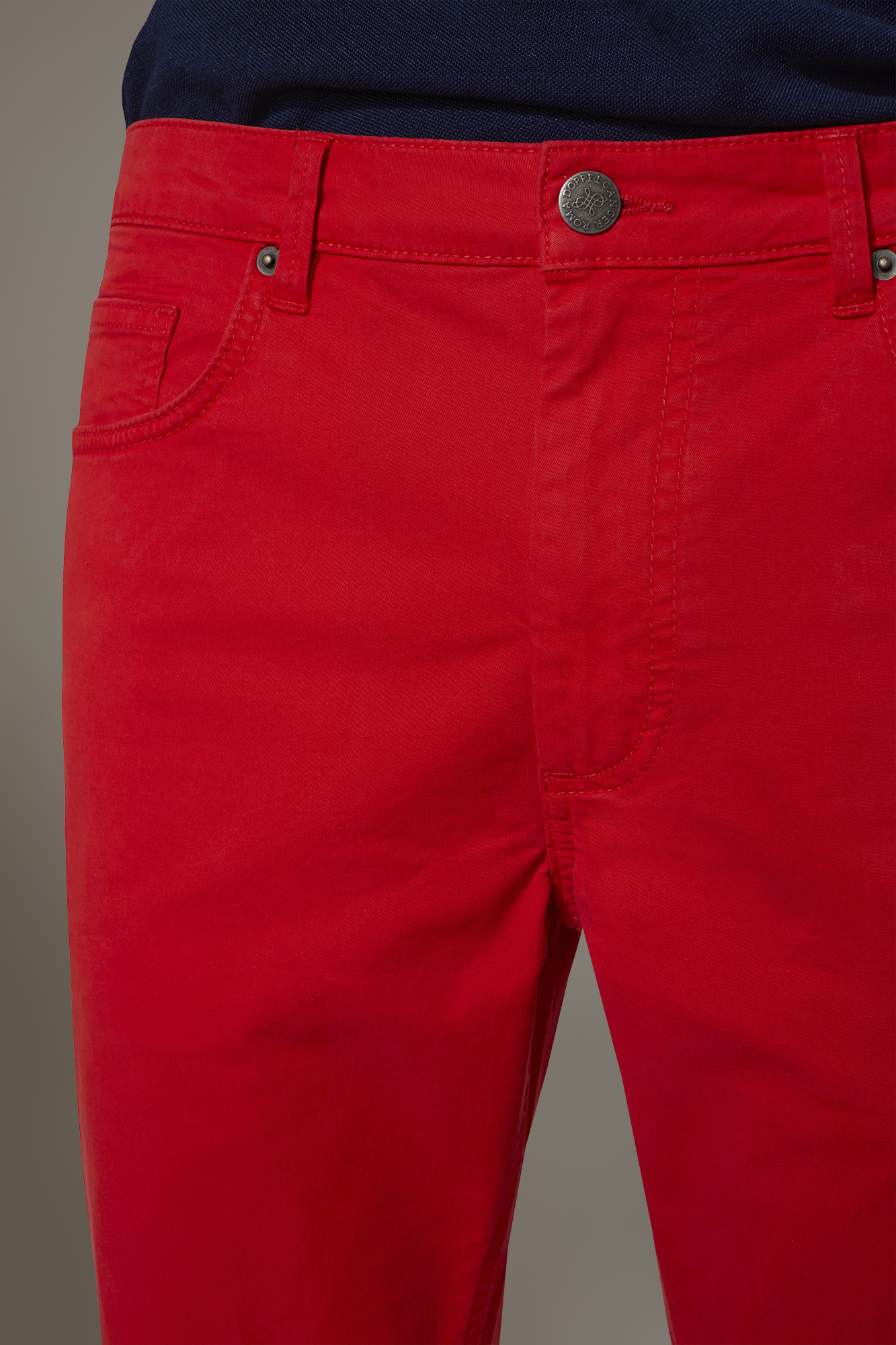 Pantalon 5 poches coupe régulière en twill image number null