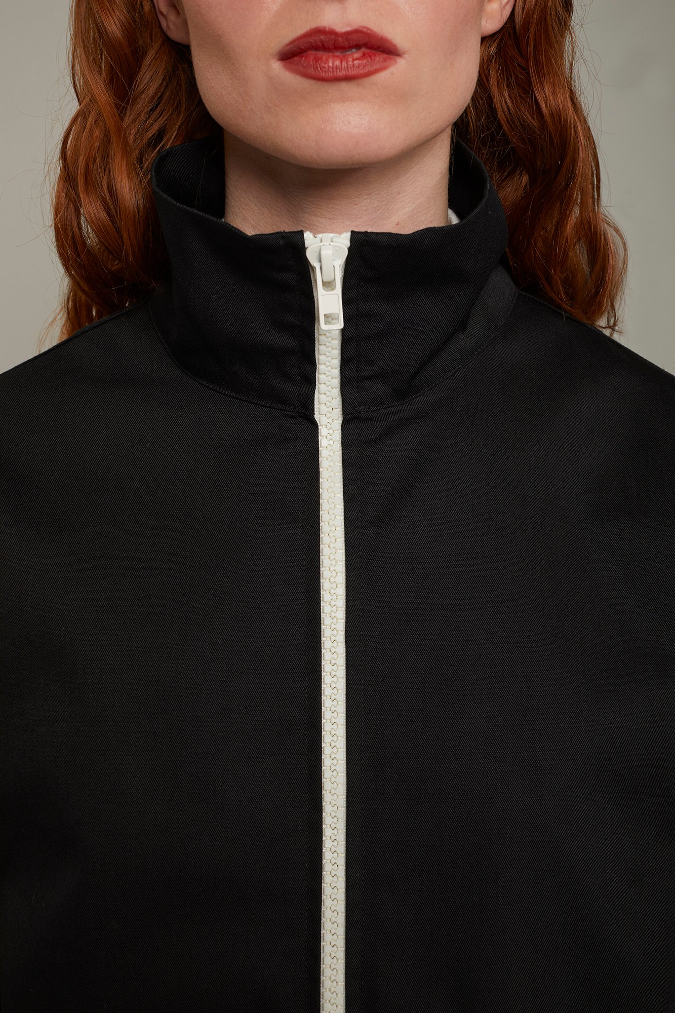 Women's jacket with zip regular fit image number null