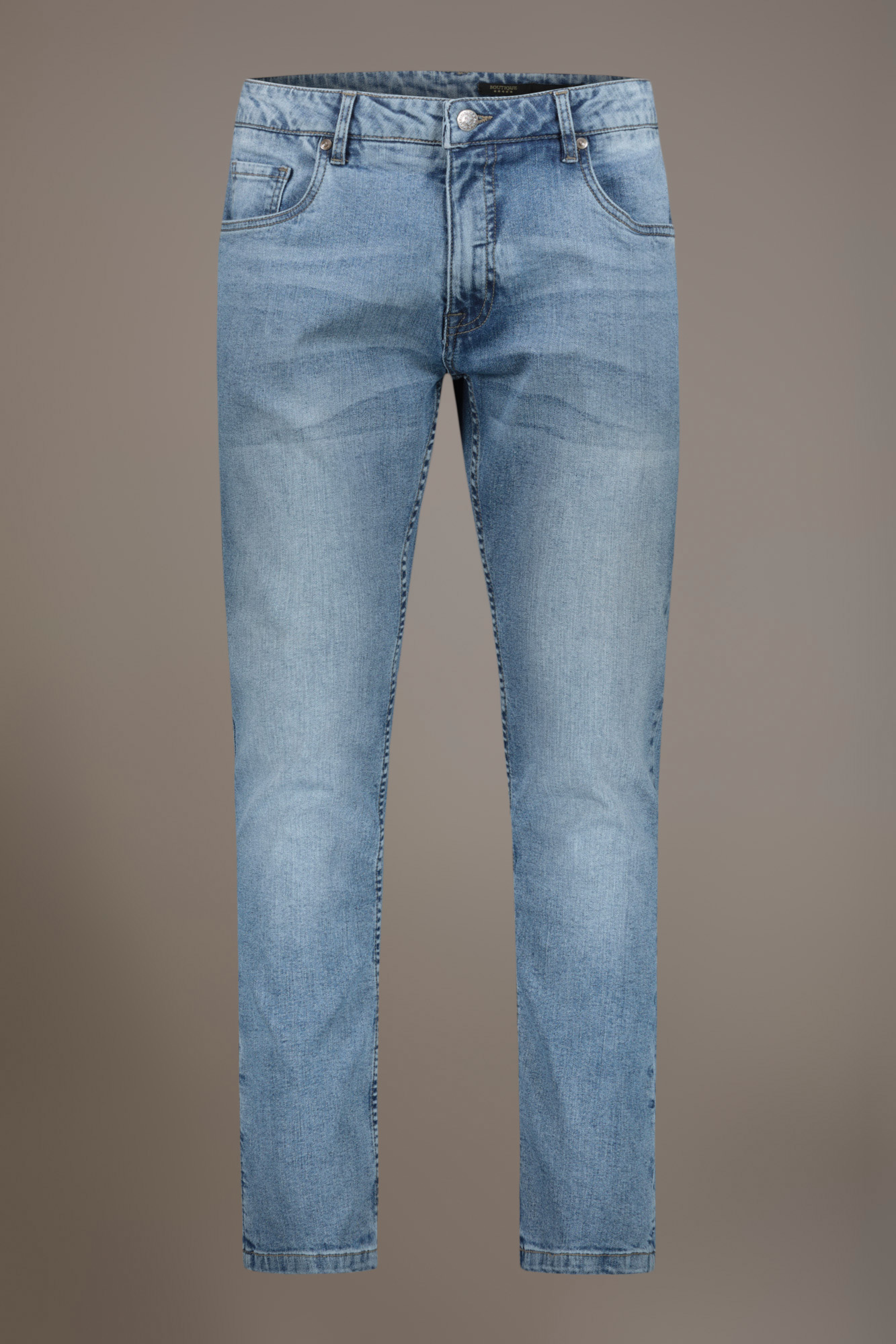 Jeans 5 poches fit régulier tissu denim image number null