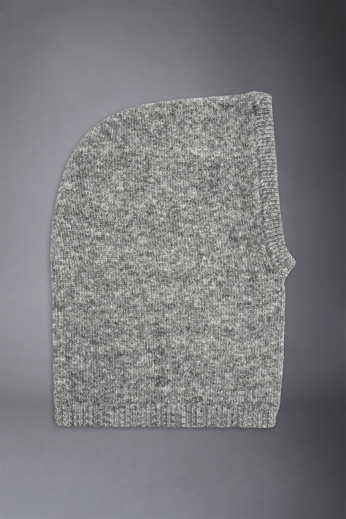 Women's soft knit wool-blend balaclava image number null