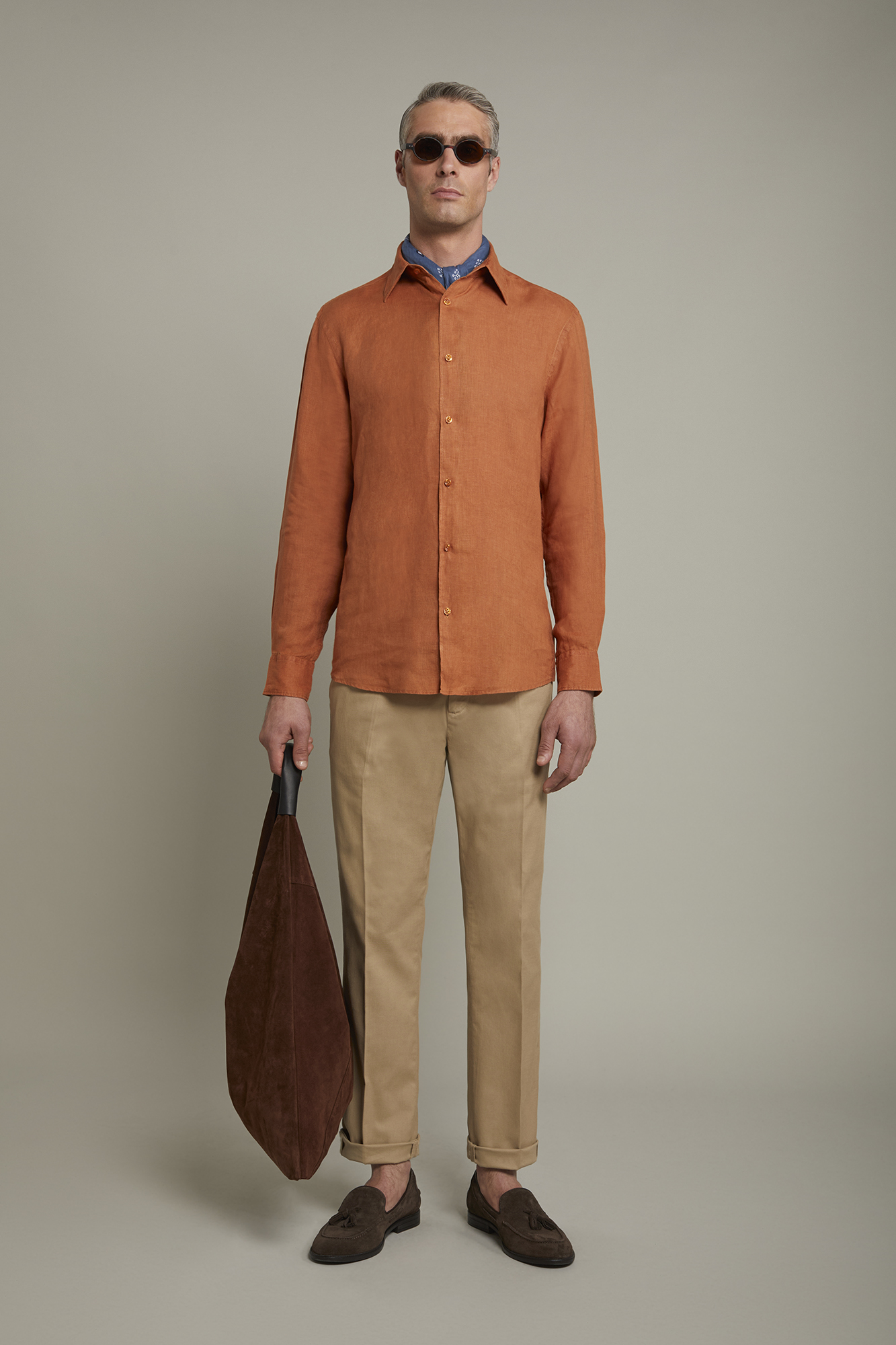 Pantaloni casual con pinces